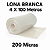 Lona Plástica Branca 4x100 mts 200 micras - Imagem 1