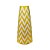 Vaso Decorativo Cerâmica Amarelo Zig Zag Grande - Imagem 1