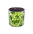 Cachepô Vaso Decorativo Cerâmica Verde Folhas - Imagem 1