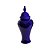 Pote Decorativo Cerâmica Azul Aladim Grande - Imagem 1
