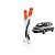 Par de Palheta Específica KX3 Honda Fit Flex 2009 à 2014 - Imagem 1