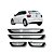 Soleira Plástica KX3 com LED Azul – VW Polo MK6 KX3006 - Imagem 1