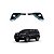 Par Moldura Farol Auxiliar Drl Toyota Sw4 Com Seta 2016-2019 - Imagem 2