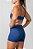 short colors azul marinho e laranja - Imagem 1