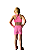 short infantil basico rosa - Imagem 1