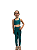 legging infantil glam verde jade - Imagem 1