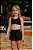short infantil duplo tela preto - Imagem 1
