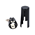 ABRAÇADEIRA FREE SAX C/ RESSONADOR CLARINETE BCL1 - Imagem 1