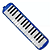 ESCALETA CONCERT M32 AZUL - Imagem 2