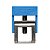 Grampo Zb16K Capa Azul 0502880000 Weidmuller Conexel - Imagem 1