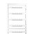 Identif Mf 5/4 Mc Neutral S/ Grav. Branco 1877690000 Weidmuller Conexel - Imagem 1
