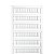 Identif Mff 10/6 Mc Neutral S/ Grav. Branco 1856780000 Weidmuller Conexel - Imagem 1