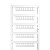 Identif Mff 9/4 Mc Neutral S/ Grav. Branco 1877720000 Weidmuller Conexel - Imagem 1