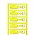 Identificador Dmc 12/27 Mc Ne Ge Amarelo S/Gravacao 1018190000 Weidmuller Conexel - Imagem 1