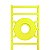 Identificador Sm Dia 60-22 K Mc Ne Amarelo 1323750000 Weidmuller Conexel - Imagem 1