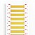 Marcador De Cabo Hss-Hf3/16"2,8-4,2/25Y Em Rolo 1961980000 Weidmuller Conexel - Imagem 1
