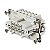 Porta Cont Hdc-Hve-3+2Bs 1651320000 Weidmuller Conexel - Imagem 1