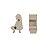 Porta Identificador Bzt 1 Ws 10/5 1805490000 Weidmuller Conexel - Imagem 1