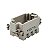 Porta Modulo Cr10 Hdc-Cr10 3S Macho 1758460000 Weidmuller Conexel - Imagem 1