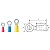 Terminal Olhal Lir6.0M4V 4-6Mm2 M4 Am 9200230000 Weidmuller Conexel - Imagem 1