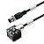 Cabo Com Conector P/ Valvula Sail-Vsa-M12G-5.0U 9457130000 Weidmuller Conexel - Imagem 1