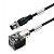 Cabo Com Conector P/ Valvula Sail-Vsb-M12G-3.0U 9457680300 Weidmuller Conexel - Imagem 1
