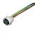 Cabo Com Conector Saie-7/8B-4-0.2U-Pg11 1292430000 Weidmuller Conexel - Imagem 1