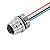 Cabo Com Conector Saie-M12B-5-0.5U-M16 1836910000 Weidmuller Conexel - Imagem 1