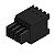 Conector B2Cf 3.50/08/180 Sn Bk Bx 1277480000 Weidmuller Conexel - Imagem 1