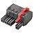 Conector Bvf 7.62Hp/02/180Mf2 Sn Bk Bx 1060550000 Weidmuller Conexel - Imagem 1