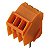 Conector Lm 3.5/ 3/135 3.20Mm Laranj 1715020000 Weidmuller Conexel - Imagem 1