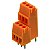 Conector Lm2N 3.5/12/90 3.2Mm Laranj 1703740000 Weidmuller Conexel - Imagem 1