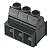 Conector Lup 10.16/03/90V 3.2Sn Bk Bx 1192990000 Weidmuller Conexel - Imagem 1