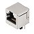 Conector Para Pci Ie-Pcb-Rj45-Thr-C6-Ai 1433910000 Weidmuller Conexel - Imagem 1