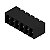 Conector Pcb Tomada Sc-Smt 3.81/06/90G 3.2Sn Bk Bx 1862510000 Weidmuller Conexel - Imagem 1