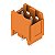 Conector Pcb Tomada Sl 5.08Hc/02/180B 3.2Sn Laranja 1147300000 Weidmuller Conexel - Imagem 1