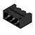 Conector Pcb Tomada Sl 5.08Hc/03/90G 3.2Sn Bk Bx 1155330000 Weidmuller Conexel - Imagem 1