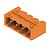 Conector Pcb Tomada Sl 5.08Hc/04/90G 3.2Sn Laranja 1147340000 Weidmuller Conexel - Imagem 1