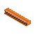 Conector Pcb Tomada Sl 5.08Hc/11/90B 3.2Sn Or Bx 1154870000 Weidmuller Conexel - Imagem 1