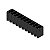 Conector Pci Tomada Sc 3.81/10/180G3.2Sn Bk Bx Preto 1793580000 Weidmuller Conexel - Imagem 1