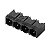 Conector Pci Tomada Sl 7.62Hp/03/90G 3.2 Sn Bk Bx 1026770000 Weidmuller Conexel - Imagem 1