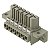 Conector Pci Tomada Stvs10 Lb180/Vert Femea 1612830000 Weidmuller Conexel - Imagem 1