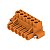 Conector Plug Blzp 5.08/06/180F Sn Or Bx 1944130000 Weidmuller Conexel - Imagem 1