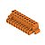 Conector Plug Blzp 5.08/10/180F Sn Or Bx 1944170000 Weidmuller Conexel - Imagem 1