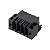 Conector S2C-Smt 3.50/24/90Lf 3.2Sn Bk Bx 1289550000 Weidmuller Conexel - Imagem 1