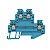 Conector Wdk 1.5/15/R 3.50 Wem Azul 1754180000 Weidmuller Conexel - Imagem 1