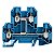 Conector Wdk 10 V Azul 1186780000 Weidmuller Conexel - Imagem 1
