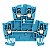 Conector Wdk 2.5 /35 1 Wemid Azul 1021580000 Weidmuller Conexel - Imagem 1