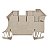 Conector Wdu 10 Zr Wemid Bege 1042400000 Weidmuller Conexel - Imagem 1