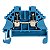 Conector Wdu 2.5N/35 Wemid Azul 1040880000 Weidmuller Conexel - Imagem 1